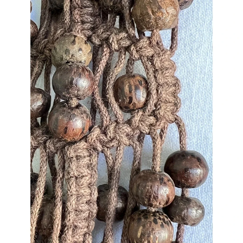 Unbranded vintage macrame